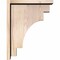Ekena Millwork Mediterranean Smooth Corbel w/Backplate, Douglas Fir, 5 1/2"W x 14"D x 18"H COR06X14X18MED01SDF - alternate 2